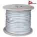 AceLevel 1000ft RG59 Siamese Cable for Surveillance Cameras Video/Power 95% (White) - CAB-RG59/1000W